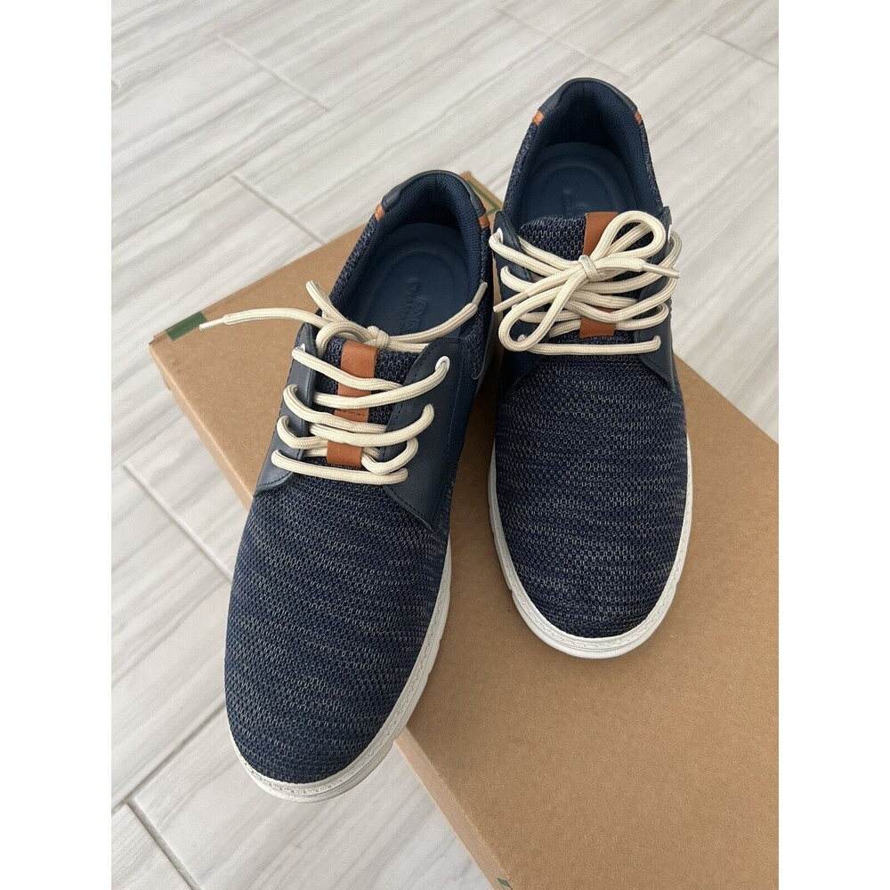 US10 CHAMARIPA Elevator Shoes Height Increasing Blue Sneaker For Men 7cm